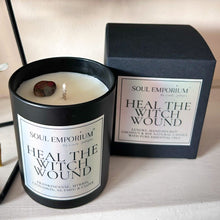 Load image into Gallery viewer, Heal the Witch Wound Ritual Candle, with Bloodstone (20cl)