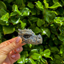 Load image into Gallery viewer, Pyrite Dragon Carving