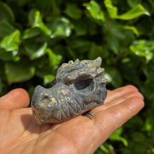 Load image into Gallery viewer, Pyrite Dragon Carving