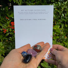 Load image into Gallery viewer, Autumn Crystal Kit with Ritual Card – Season of the Soul