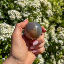 Load image into Gallery viewer, Orca Agate Sphere (Size 3)