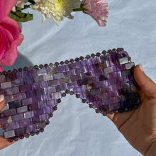 Load image into Gallery viewer, Amethyst Crystal Eye Mask