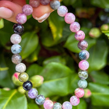 Load image into Gallery viewer, Lepidolite & Pink Tourmaline Bracelet