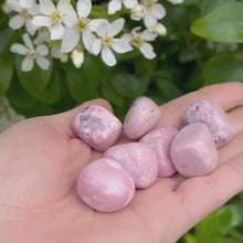 Load and play video in Gallery viewer, Rhodonite Tumblestone