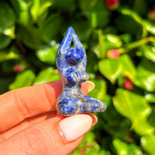 Load image into Gallery viewer, Sodalite Yoga Goddess Carving