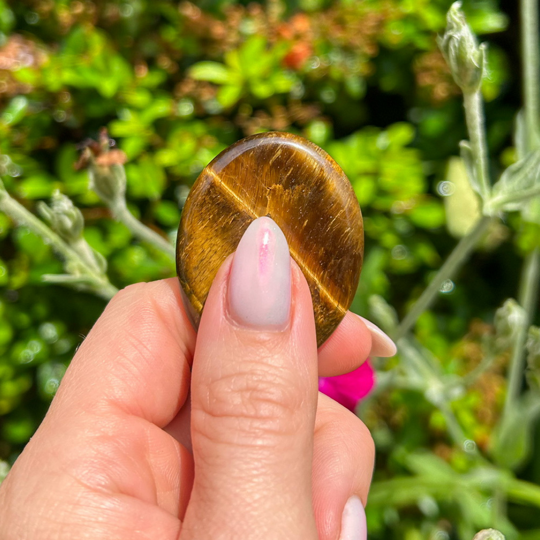 Tiger's Eye Worry Stone