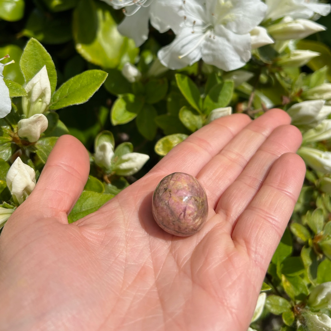 Rhodochrosite Tumblestone Sphere - LAST ONE