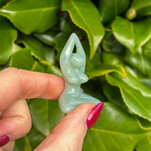 Load image into Gallery viewer, Green Aventurine Yoga Goddess Carving
