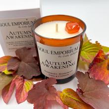 Load image into Gallery viewer, Autumn_Awakening_Candle_with_Carnelian_soulemporium
