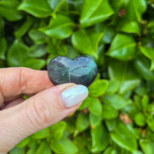Load image into Gallery viewer, Feather Fluorite Heart
