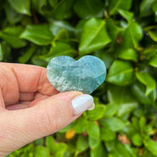 Load image into Gallery viewer, Feather Fluorite Heart
