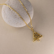 Z&M X Kirsty Gallagher The Goddess Path Necklace with Mary Magdalene Engraving (GOLD)