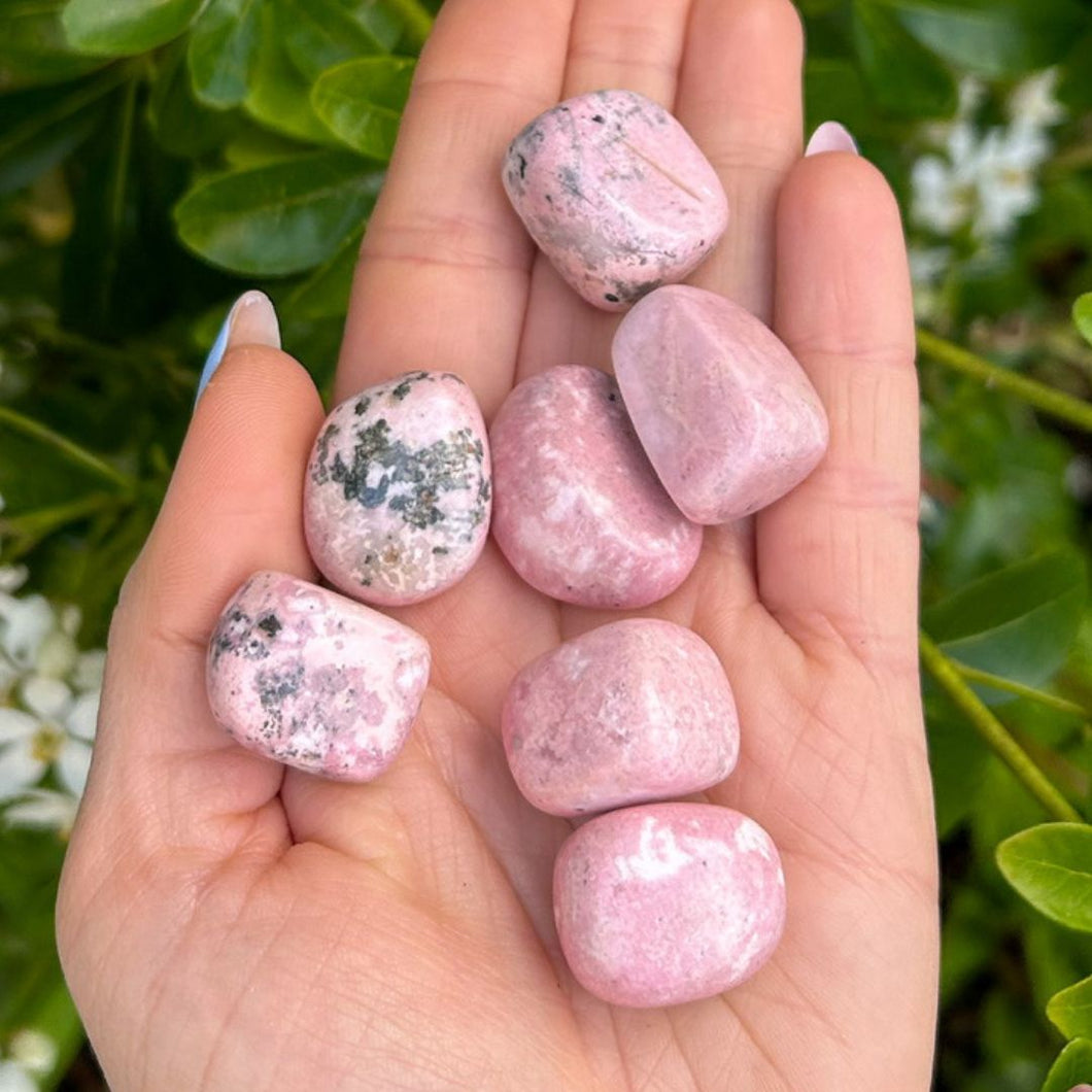 Rhodonite Tumblestone (Pink)