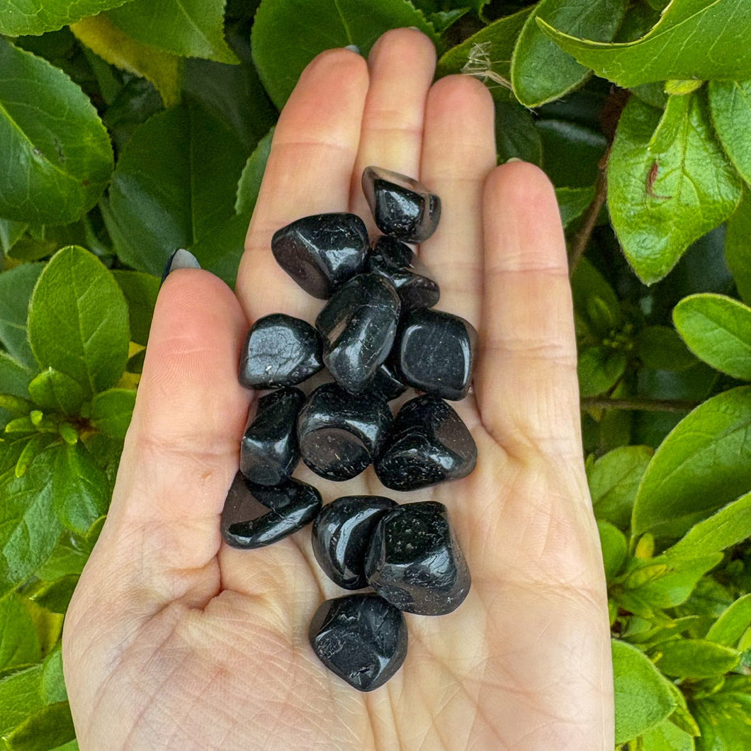 Black Tourmaline Tumblestone - Small