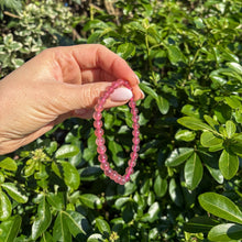 Load image into Gallery viewer, Strawberry Quartz Bracelet
