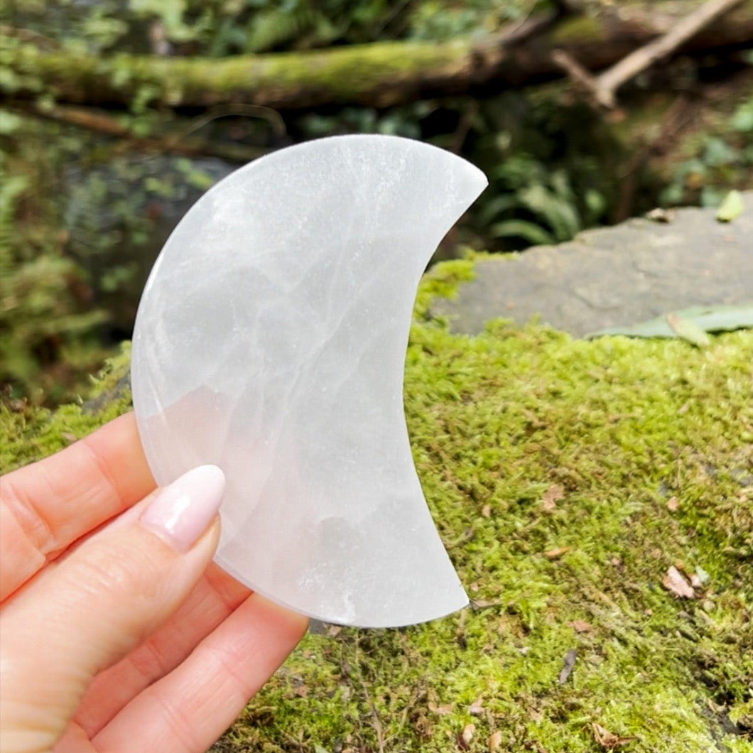 Selenite Moon, Charging Plate