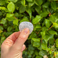 Rose Quartz Worry Stone (Heart) - LAST ONE