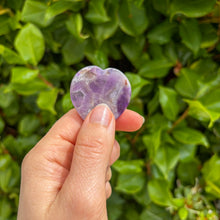 Load image into Gallery viewer, Amethyst Worry Stone (Heart)
