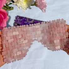 Load image into Gallery viewer, Rose Quartz Crystal Eye Mask
