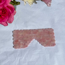 Load image into Gallery viewer, Rose Quartz Crystal Eye Mask
