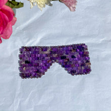 Load image into Gallery viewer, Amethyst Crystal Eye Mask
