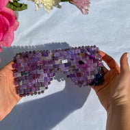 Amethyst Crystal Eye Mask