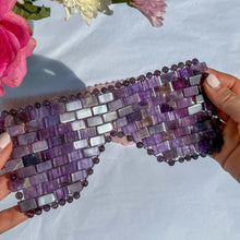 Load image into Gallery viewer, Amethyst Crystal Eye Mask
