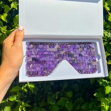 Load image into Gallery viewer, Amethyst Crystal Eye Mask
