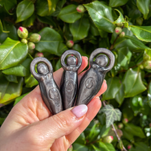 Load image into Gallery viewer, Spiral Goddess - Silver Sheen Obsidian
