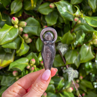 Spiral Goddess - Silver Sheen Obsidian