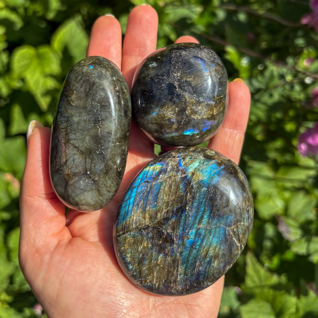 Labradorite Palm Stone