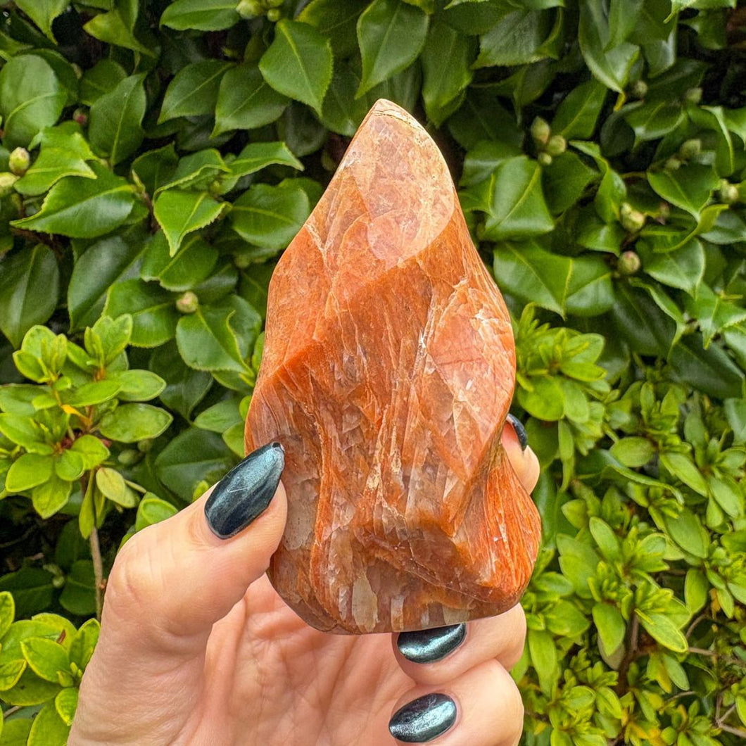 Peach Moonstone Flame