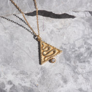 Z&M X Kirsty Gallagher The Goddess Path Necklace with Aphrodite engraving (GOLD)