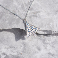 Z&M X Kirsty Gallagher The Goddess Path Necklace with Hecate Engraving (SILVER)