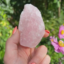 Load and play video in Gallery viewer, Raw_Rose_Quartz_Large_soulemporium
