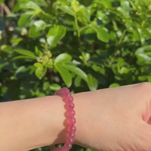 Load and play video in Gallery viewer, Strawberry Quartz Bracelet
