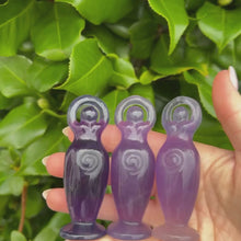 Load and play video in Gallery viewer, Fluorite Goddess Carving
