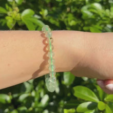 Load and play video in Gallery viewer, Prehnite Bracelet
