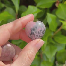 Load and play video in Gallery viewer, Rhodonite Pocket Heart
