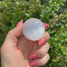 Load and play video in Gallery viewer, Selenite Sphere, Small

