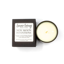 Load image into Gallery viewer, Lunar Living New Moon Intention Candle
