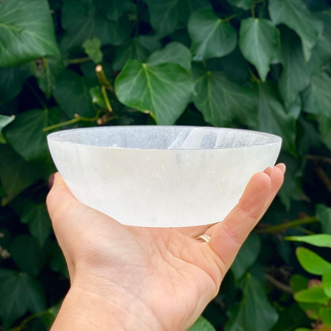 Selenite Bowl, Large