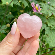 Rose Quartz Heart